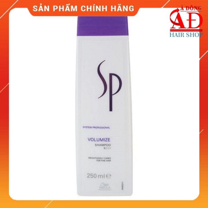 [+Tặng mũ trùm] DẦU GỘI LÀM PHỒNG TÓC SP WELLA VOLUMIZE CAO CẤP ĐỨC