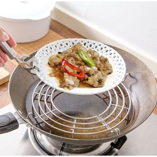 [Giá tốt] Gác rán chảo inox