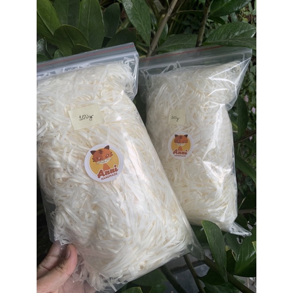 100g Giấy rơm Raffia lót hộp quà. Giấy lót hộp quà cao cấp, giấy mịn chất lượng dùng trang trí hộp quà tặng, hộp yến