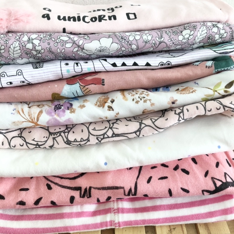 Bộ dài tay thu đông bé trai bé gái size 9-12m (8-10kg) xuất dư chất cotton mềm mại