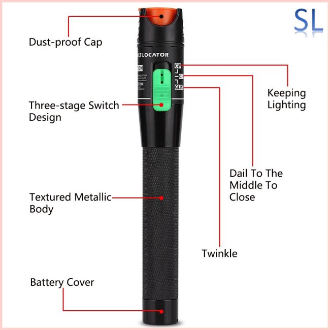 Bộ máy đo thử nghiệm dò lỗi dây cáp quang kèm bút 2.5mm | BigBuy360 - bigbuy360.vn