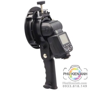 Gá dù flash đa năng tay dài hổ trợ 5 flash.