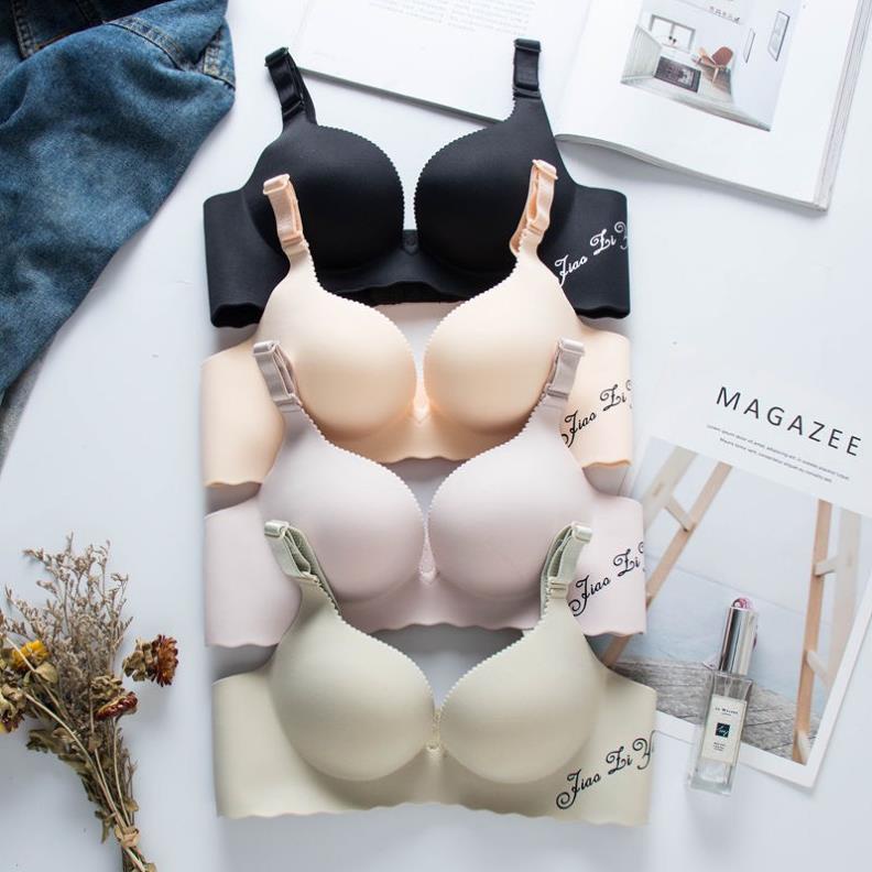 Áo lót nâng ngực đệm dày 5cm, áo lót không gọng đẩy ngực, tạo khe sexy phối viền chữ 2562