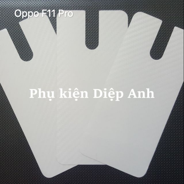 Oppo F11 Pro | Miếng dán lưng carbon
