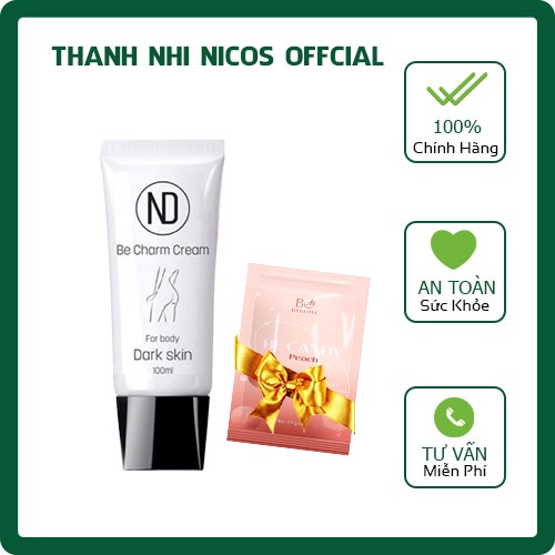 Kem Ngăn Ngừa Thâm Mông + Nhũ Hoa  + Khuỷ tay + Đầu Gối Be Charm