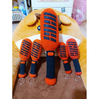 Lightstick iKON móc len, móc khóa lightstick