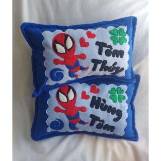 Bộ 2 gối nằm handmade người nhện