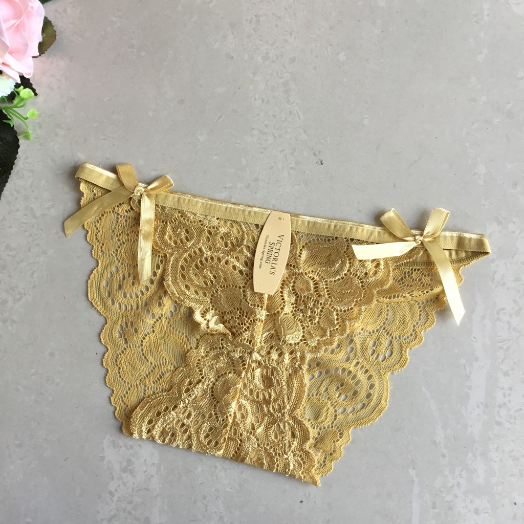 [Mã WASTDEP giảm 5K đơn bất kì] Quần lót ren nữ dây hông đính nơ quyến rũ sexy [cho chọn màu | BigBuy360 - bigbuy360.vn