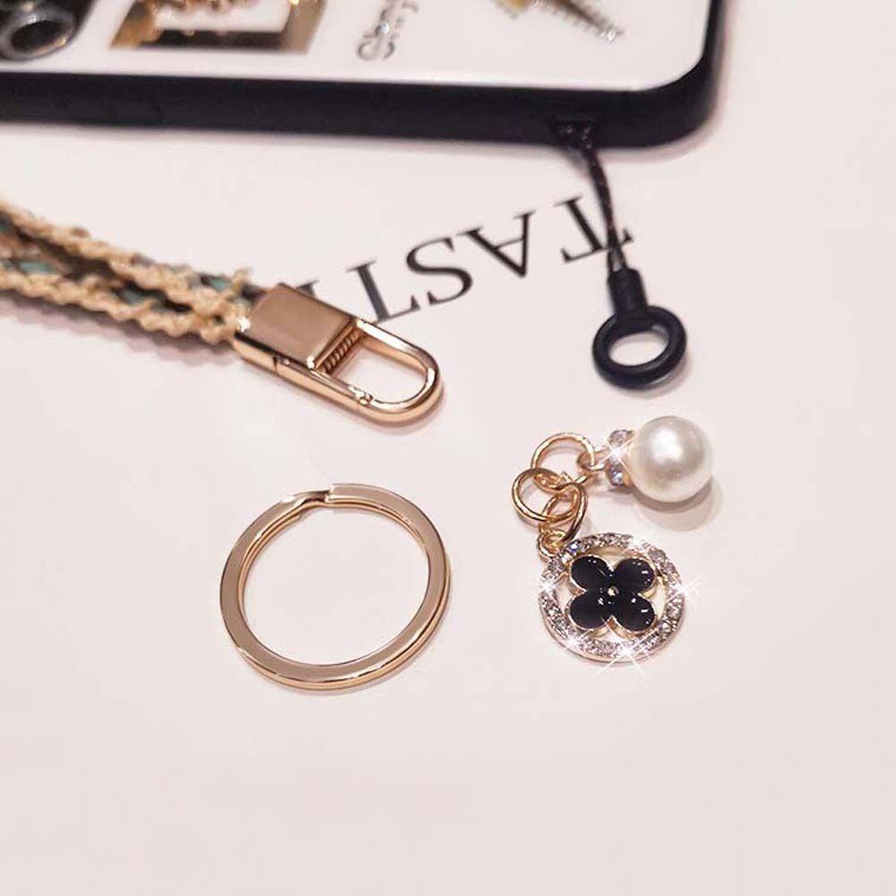 Dây Đeo Điện Thoại Bằng Len Dệt Cổ Điển Có Ngăn Đựng Thẻ id / Máy Ảnh / Móc Khóa