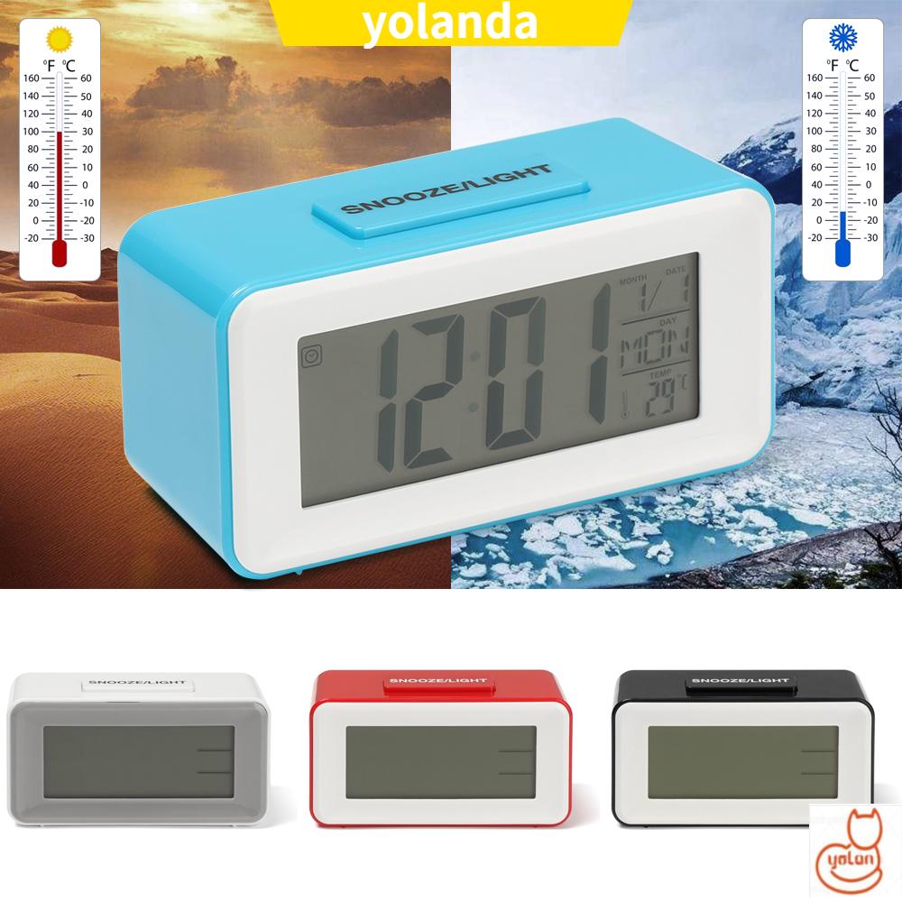 Đồng Hồ Báo Thức Tích Hợp Nhiệt Kế Đa Năng Tiện Dụng