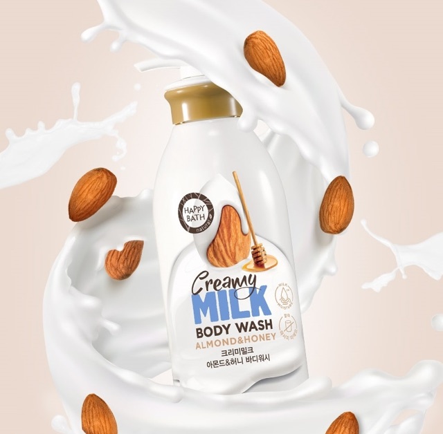 Chai 200ml Sữa tắm HAPPY BATH dưỡng ẩm dịu nhẹ Body Wash cho cả gia đình Hàn Quốc