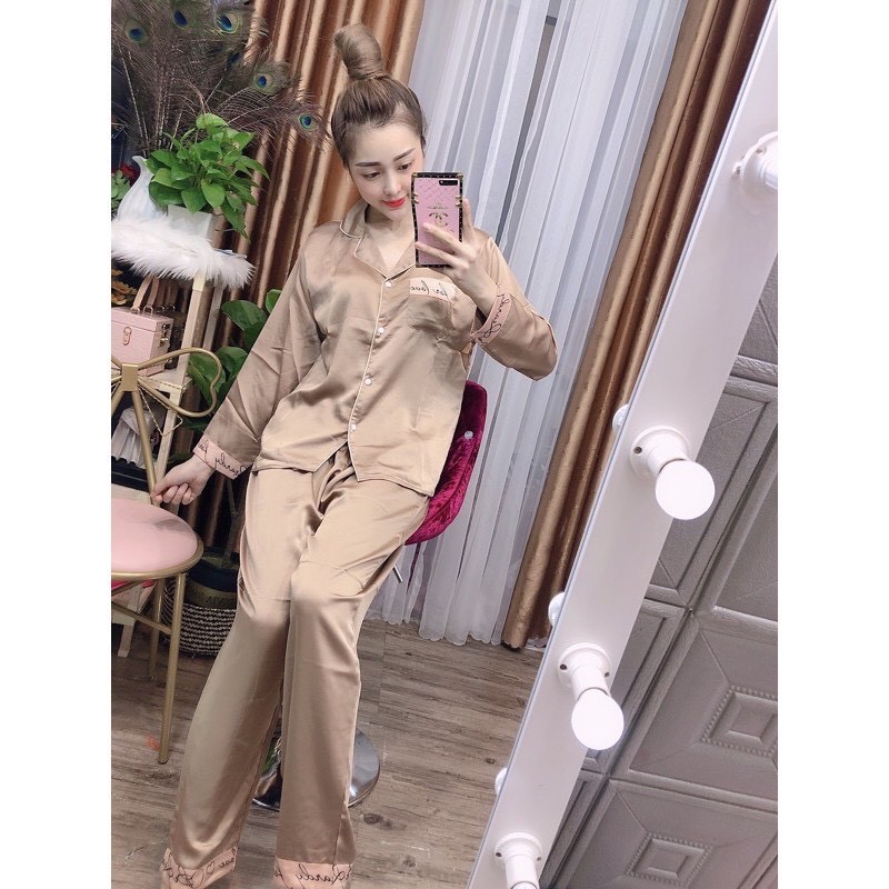 ĐỒ NGỦ PIIJAMA LỤA CAO CẤP TAY NGẮN SIÊU XINH