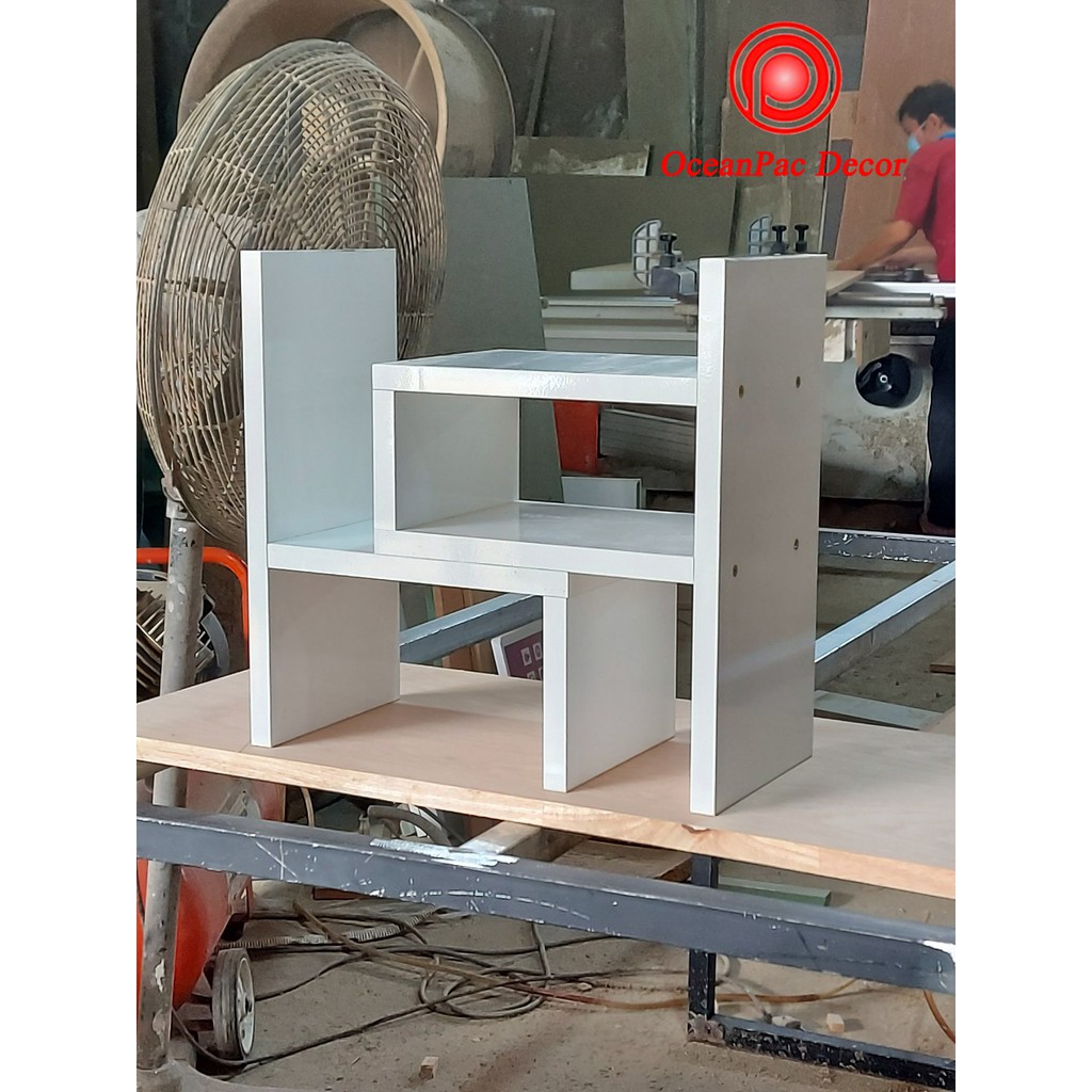 Kệ Sách Gỗ Mini Lắp Ghép Để Bàn Học (48x17x35 cm)  MS:031 | BigBuy360 - bigbuy360.vn