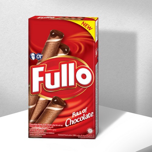 [Bán Sỉ] Bánh Quế Fullo Sôcôla 57.5gr (Fullo Stick Wafer Chocolate 57.5gr)