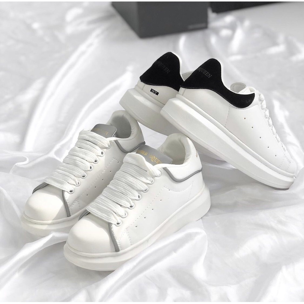 Giày queen gót đen và phản quang full size nam nữ