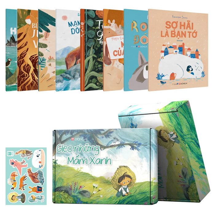 Sách (Bộ 8 Cuốn) Boxset Gieo những Mầm Xanh  - đông a