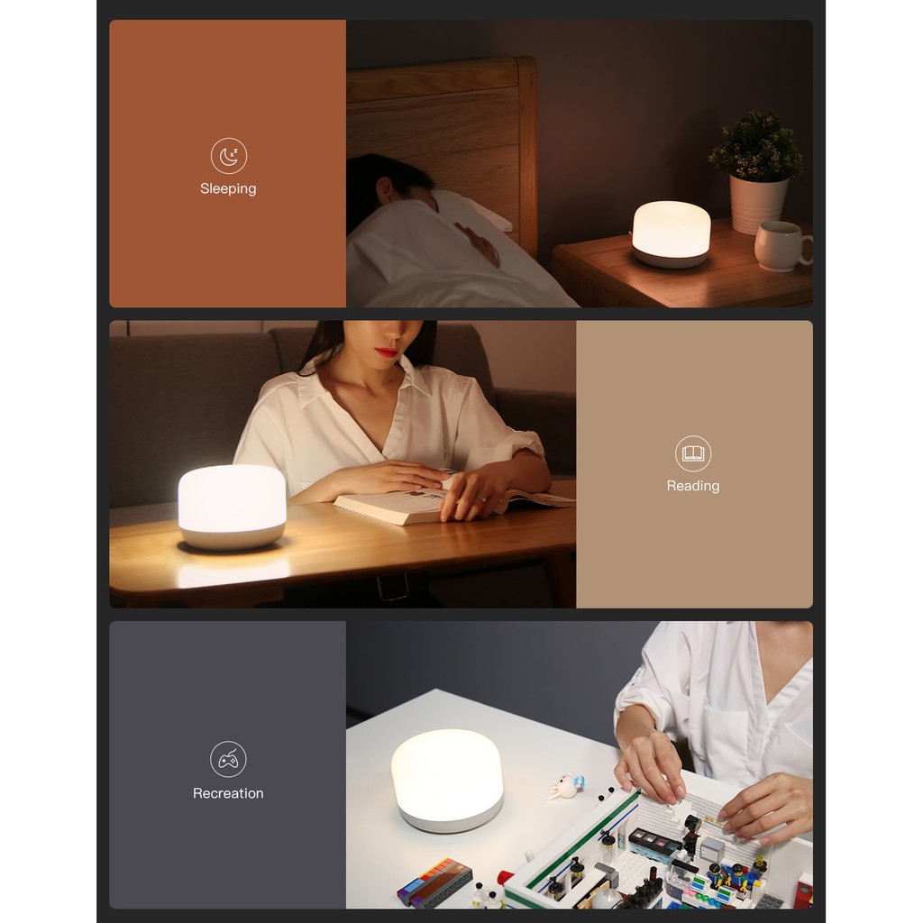 Đèn ngủ thông minh LED Bedside Lamp Yeelight D2 .
