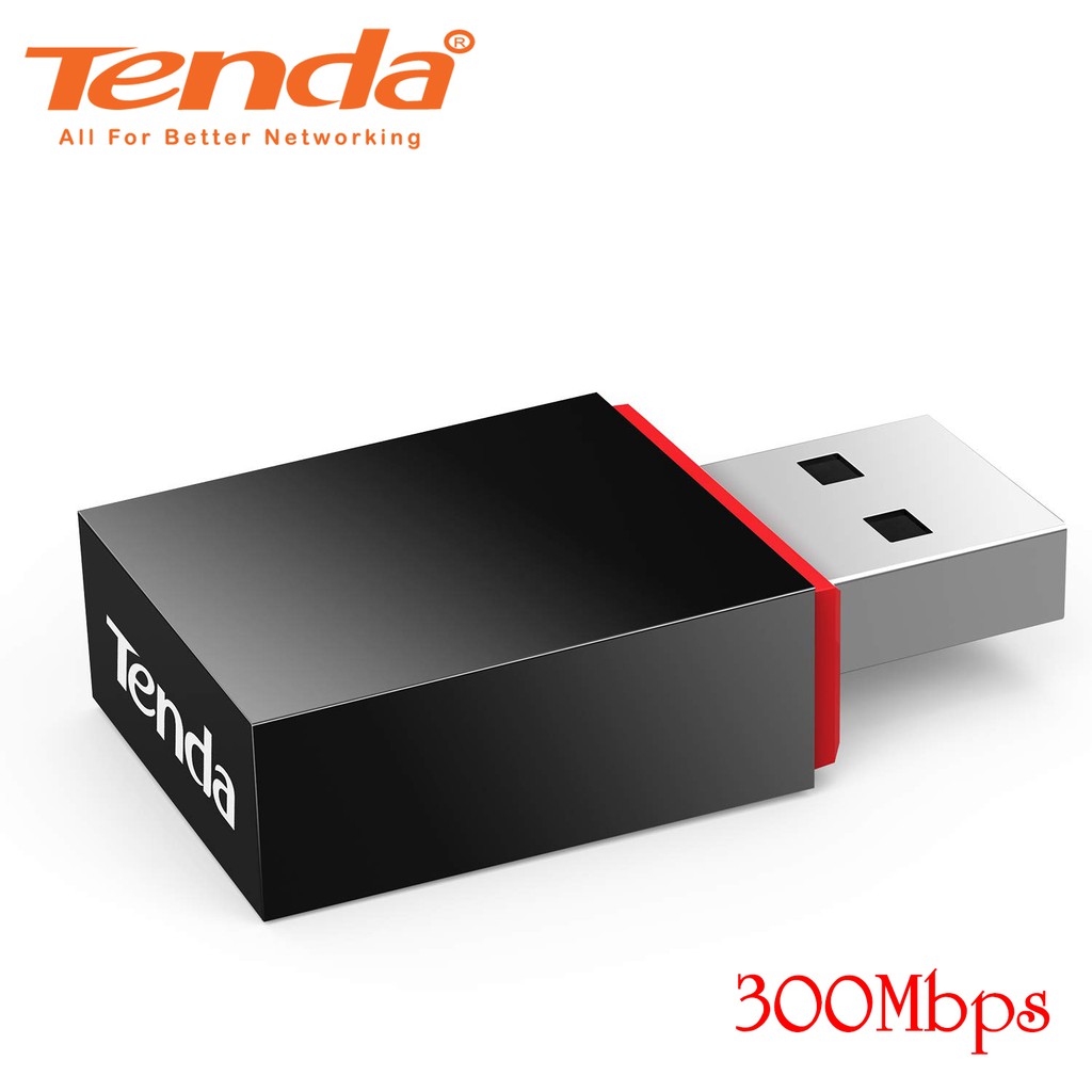 USB thu Wifi Tenda U3 Mini Không anten, 300Mbps. Hàng Chính Hãng. Vi Tính Quốc Duy