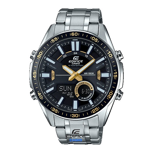 Đồng Hồ Casio Nam Dây Thép Không Ghỉ EDIFICE EFV-C100D-1BV Chính Hãng