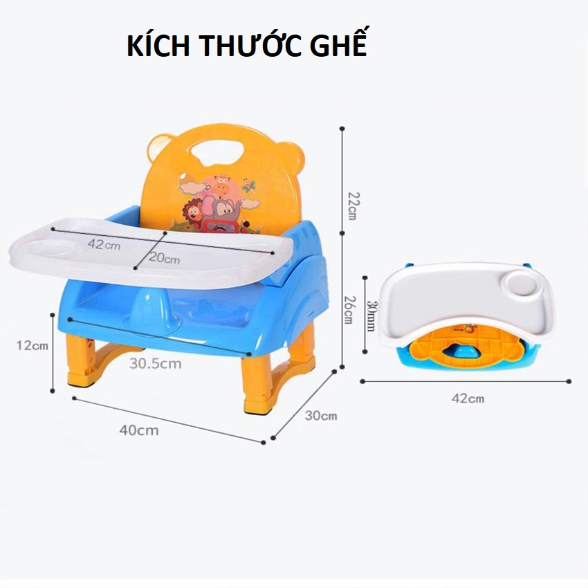 [MẪU TINH GỌN THÔNG DỤNG ]Ghế ăn dặm cho bé 6 tháng -3 tuổi,Ghế ăn dặm gấp gọn cho bé tiện dụng trong nhà và mang theo