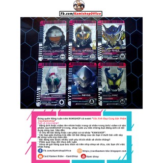 Thẻ Kamen rider: Kurokage, Gaidon, Duke, Garren, Abyss, Arc
