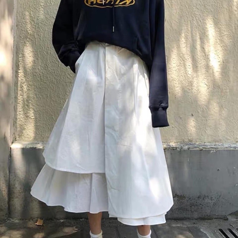 CHÂN VÁY DÀI ULZZANG VẠT CHÉO | BigBuy360 - bigbuy360.vn