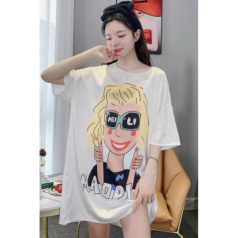 Đầm satin from rộng | BigBuy360 - bigbuy360.vn