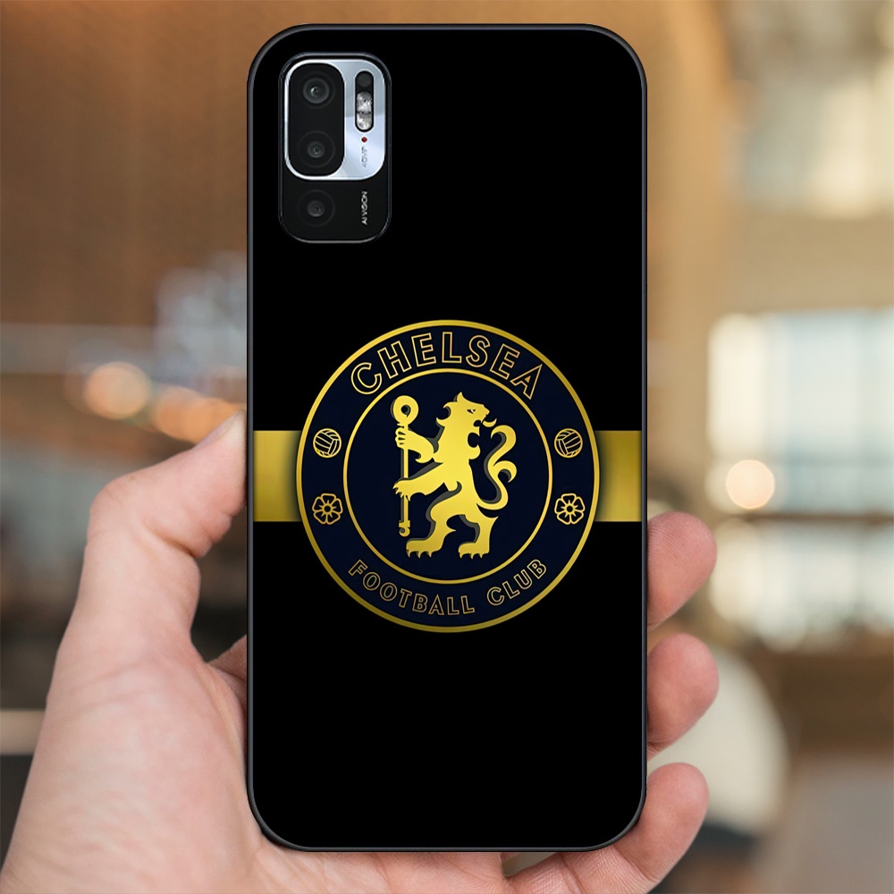Ốp lưng Xiaomi Redmi Note 10 5G viền đen in hình Chelsea FC