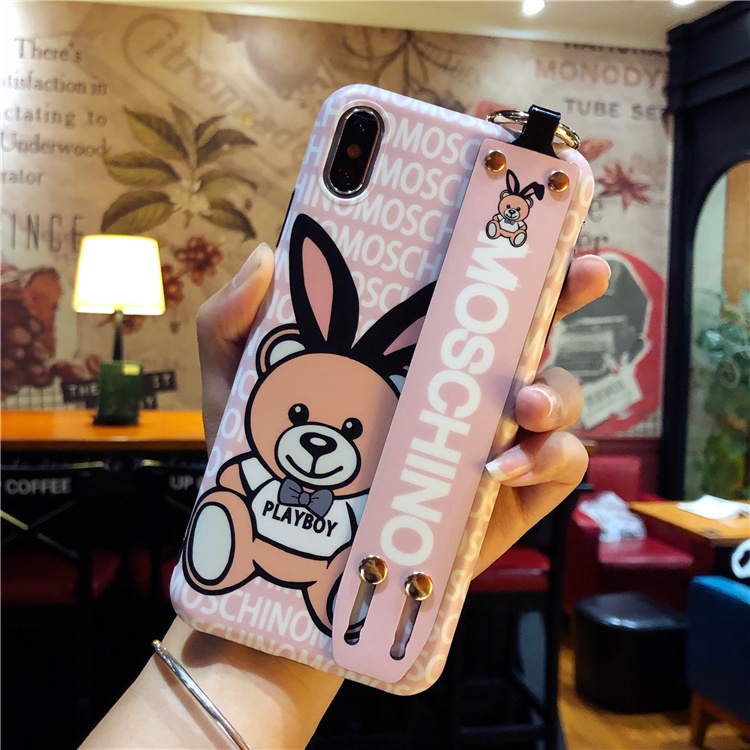 Moschino Ốp Điện Thoại tpu Silicon Mềm Cho iphone 15 14 13 12 11 pro max 12pro 13pro 14pro 14plus 15pro 14promax 15promax x xs max xr