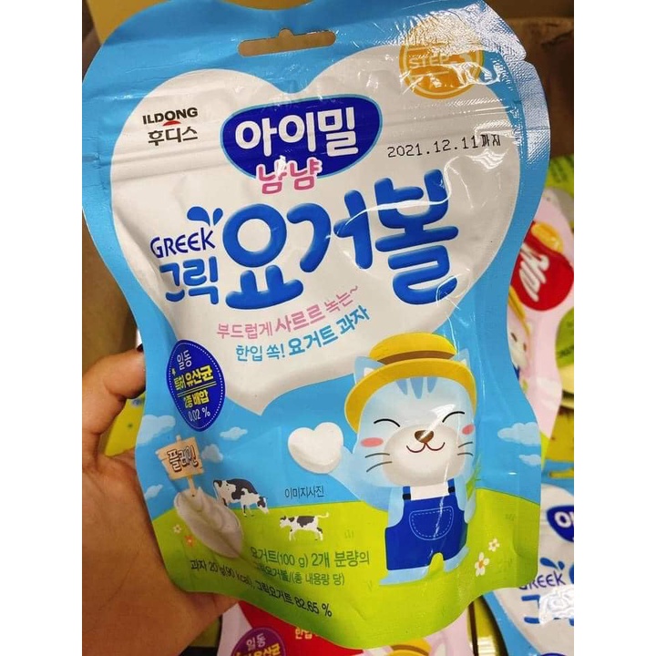 Sữa Chua Hoa Quả Hy Lạp Sấy Khô Ildong Hàn Quốc Cho Bé Từ 6 Tháng Tuổi Chống Táo Bón Tốt Cho Tiêu Hóa