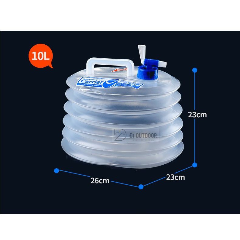 Bình Nước Dã Ngoại Xếp Gọn Naturehike 5L-10L-15L