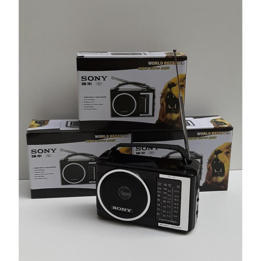 Đài sony Radio FM, AM ,SW 701  âm thanh rõ ràng,bắt sóng tốt hàng chất lượng