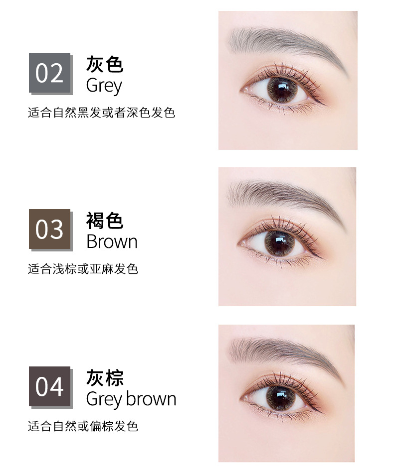 Bút kẻ lông mày hai đầu trang điểm tự nhiên lâu trôi chống nhòe chống thấm nước