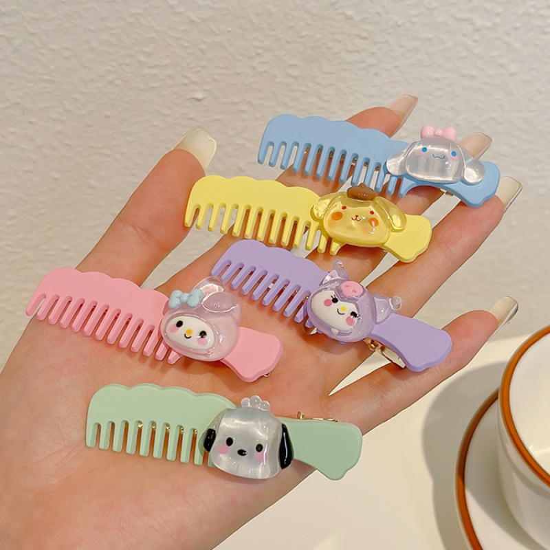 SANRIO Kẹp Tóc Hình Lược Nhỏ Xinh Xắn Cho Cún Cưng
