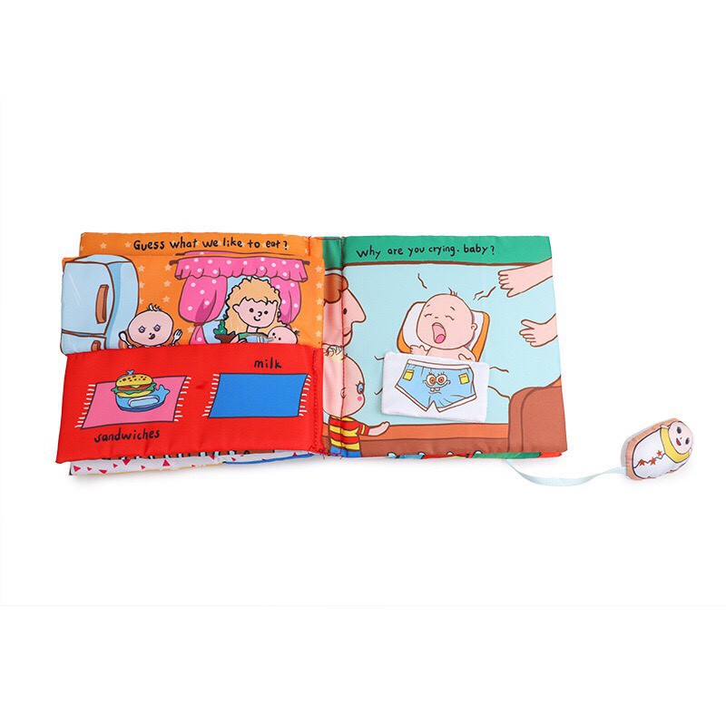 [Me&amp;Bé] SÁCH VẢI GIÁO DỤC ĐẦU ĐỜI CHO BÉ NHỮNG HOẠT ĐỘNG HẰNG NGÀY BỔ ÍCH