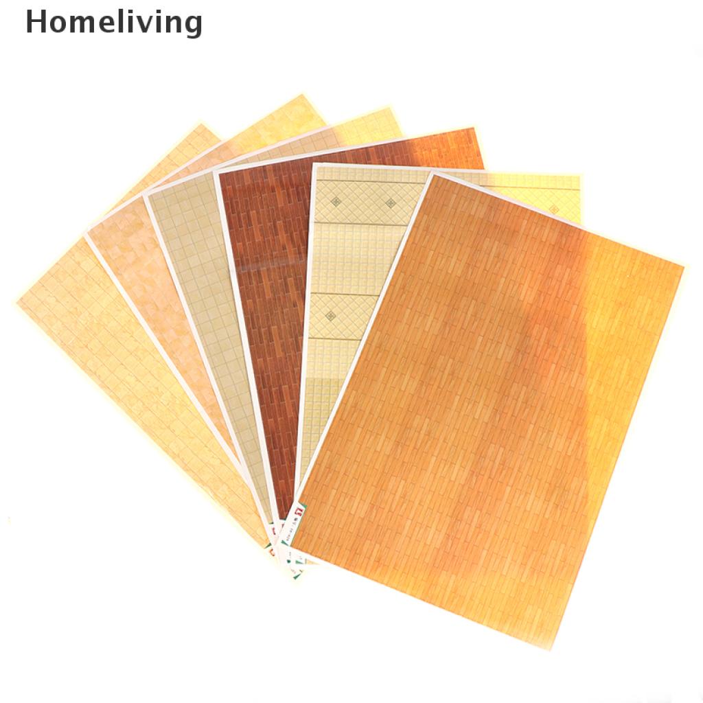 Sticker Dán Sàn Nhà Trang Trí Nhà Búp Bê Tỉ Lệ 1: 12