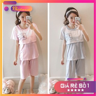 THANH LÝ HÀNG TỒN KHO Đồ bộ bầu sau sinh cho bé bú