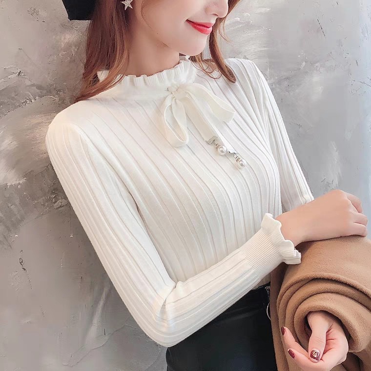 Áo Dệt Kim Chui Đầu Dáng Ôm Thiết Kế Ấm Áp Cho Nữ | BigBuy360 - bigbuy360.vn