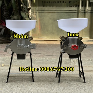 Máy xay bột gạo nước Inox, máy xay bằng đá, Máy nghiền bột nước làm bánh cuốn, Moto 2.2kw, 3kw [Bảo hành 12 tháng]