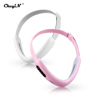 Đai Đeo Mát Xa CkeyiN MR531 Có Đèn LED Photon Màu Đỏ Xanh Dương Giúp Làm Thon Gọn Cơ Mặt Tạo Hình Chữ V
