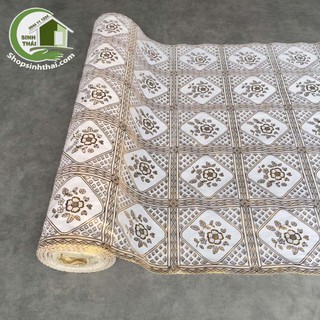 [ Khổ 80cm ] Khăn trải bàn bằng nhựa không thấm nước - [ đặt 1 lần được 50cm, cắt liền thành 1 tấm dài tùy số lần đặt ]