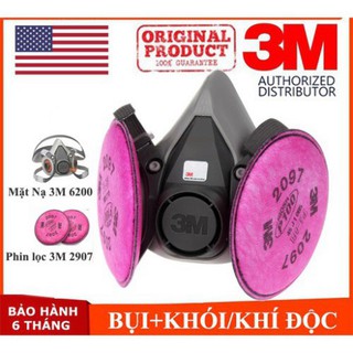 Mặt nạ phòng độc (mõm heo), phin lọc 3M