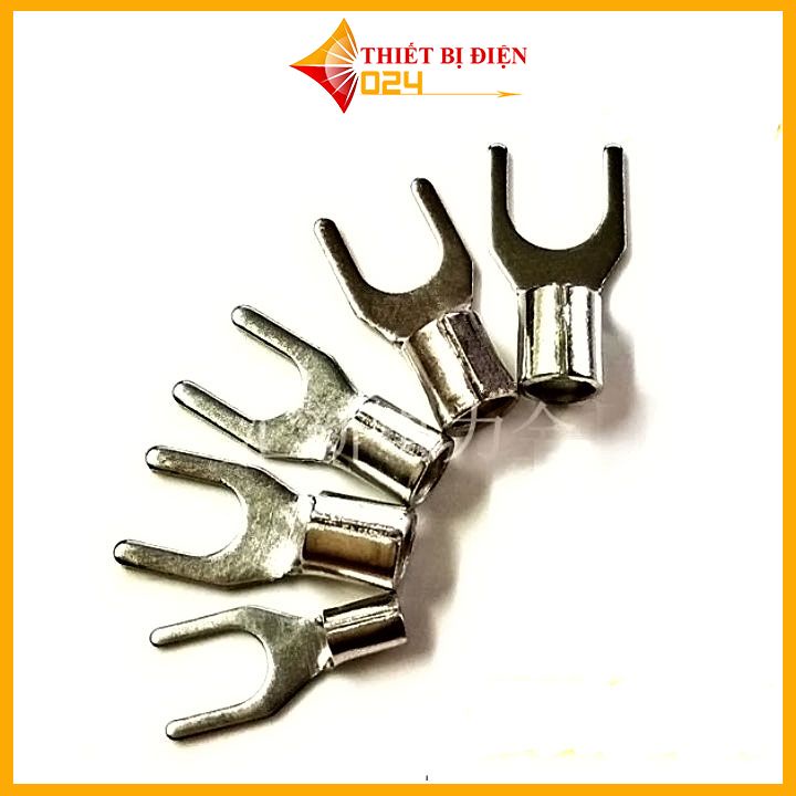 (100 Cái)Đầu cos SNB 5.5-4 -6-8 sử dụng cho cáp 4-6mm²,Đầu cốt chữ Y trần phù hợp cho nhiều loại dây