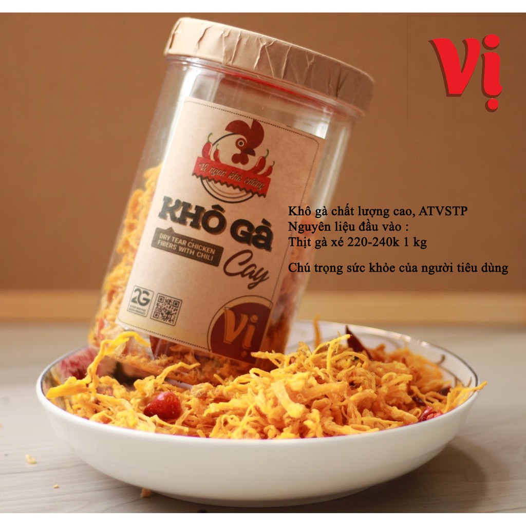 Khô gà lá chanh, cay chất lượng cao Vị ngon khó cưỡng hũ 250g | BigBuy360 - bigbuy360.vn