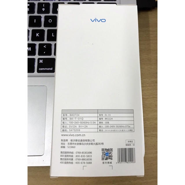 Bộ sạc nhanh chuẩn Vooc Vivo zin