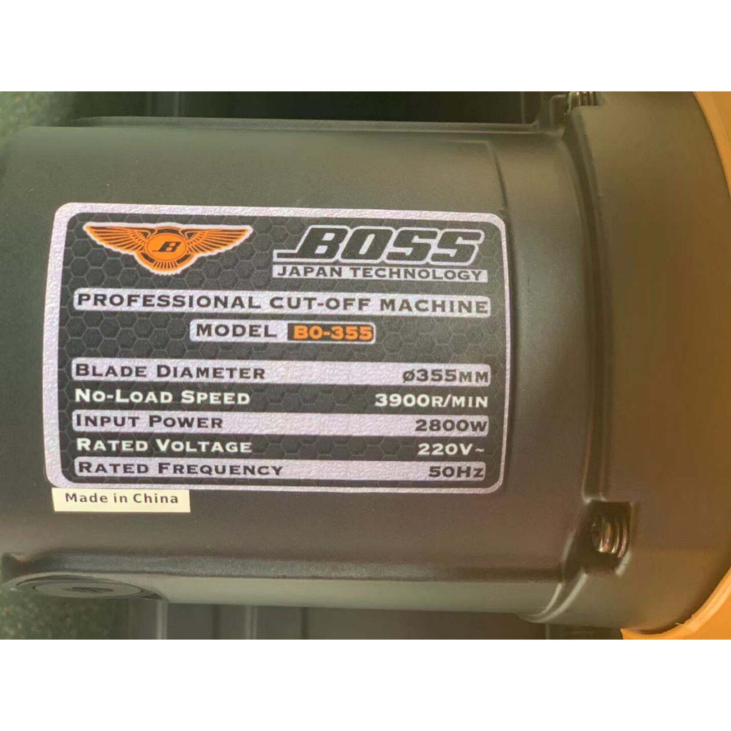 Máy Cắt Sắt Bàn BOSS BO-355 2800W