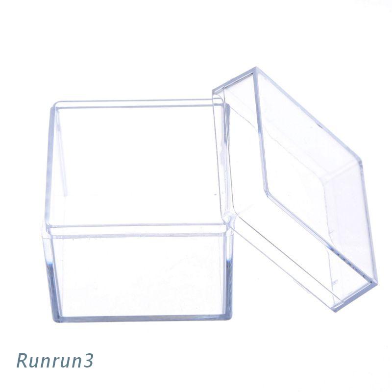 Hộp trưng bày trang sức 5 mặt hình vuông bằng acrylic trong suốt