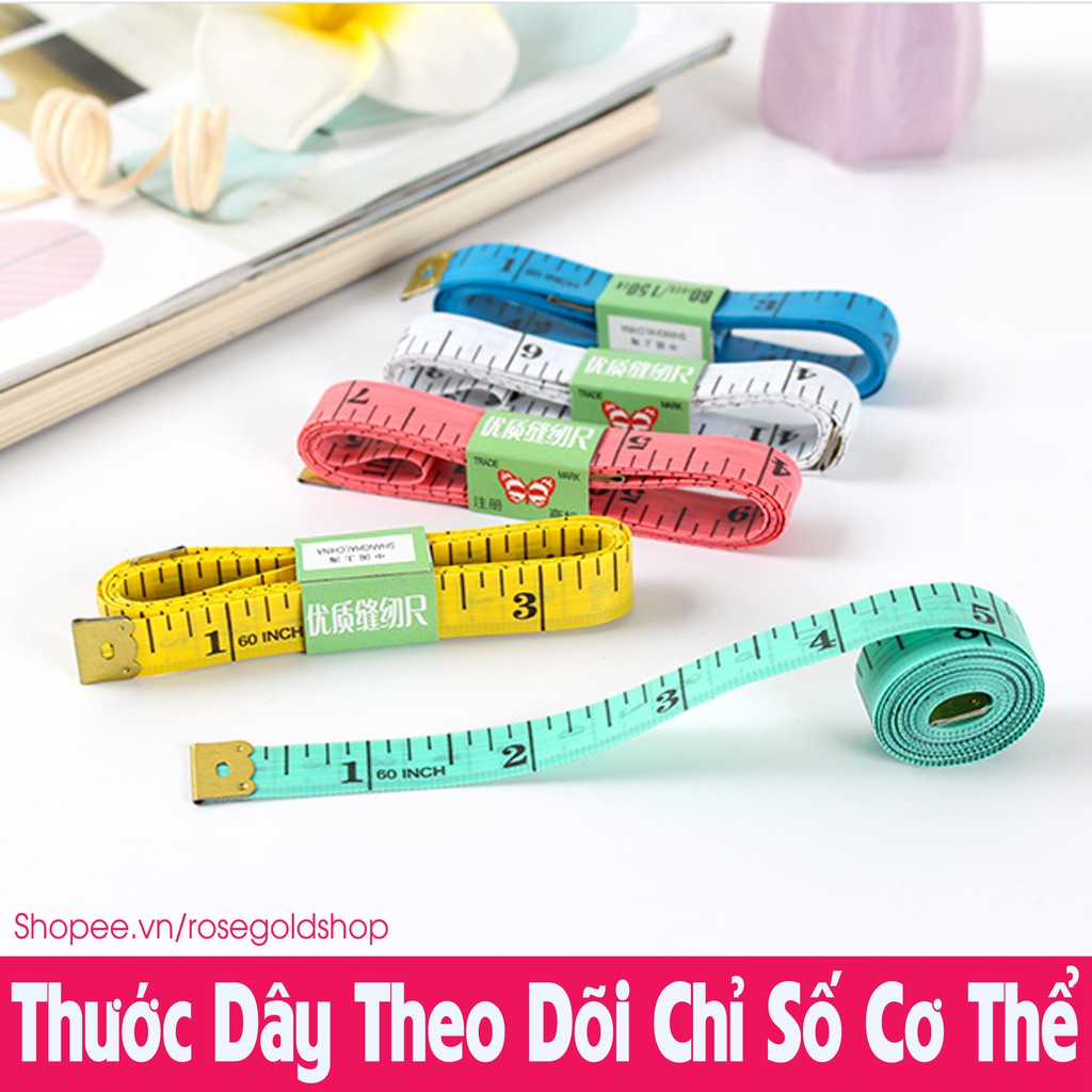 Thước Dây Đo Chỉ Số Cơ Thể, Phụ Kiện Theo Dõi Hiệu Quả Tập Thể Thao