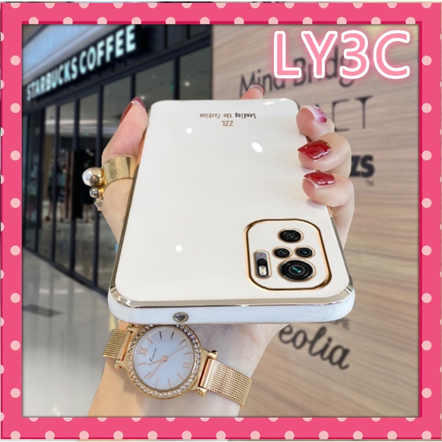 Ốp Điện Thoại Silicone Mềm Mạ Điện LY3C Cho Redmi Note 10 PRO / Note 10 / Note 10s / Note 8 PRO / Poco M3 PRO 5g / Note 9 PRO