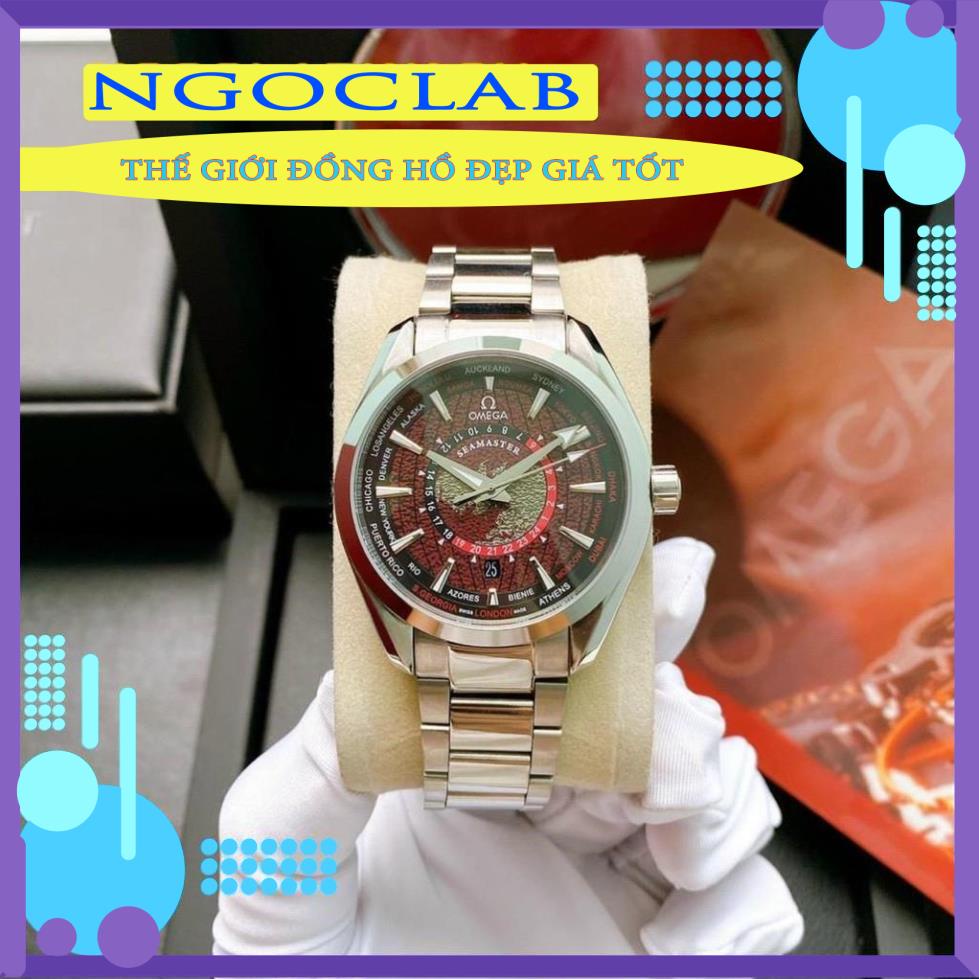 New- Đồng Hồ Nam Thương Hiệu OMEGA SEAMASTER Sành Điệu Chạy Cơ Tự Động Size 42mm NGOCLABWACH36